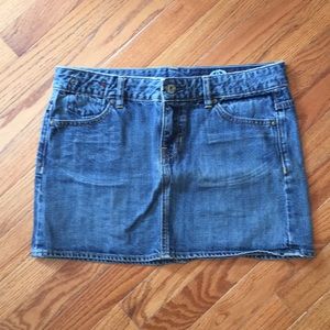 Gap denim mini skirt
